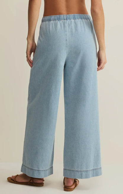 Daycation Denim Utility Pant- Coastal Water
