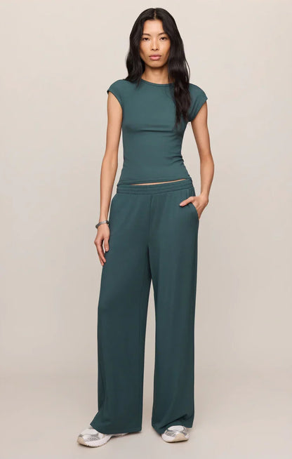 In Transit Modal Pant- Emerald Cove