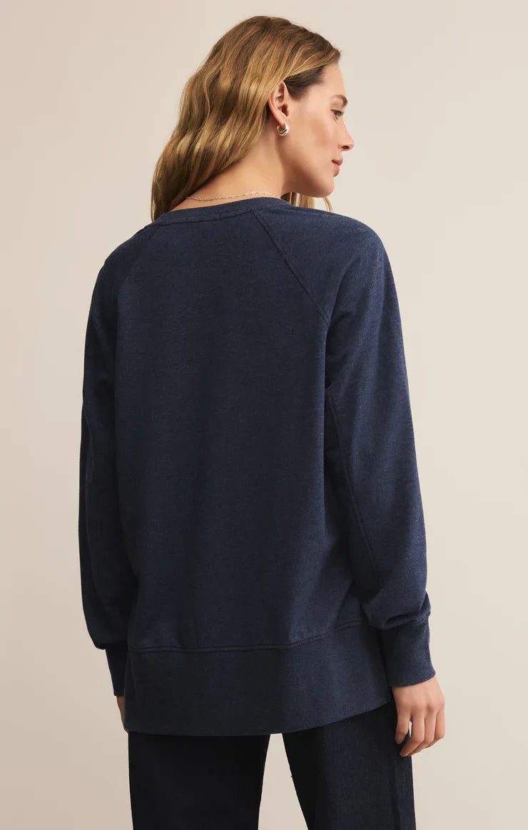 Modern V-Neck Weekender - Sapphire