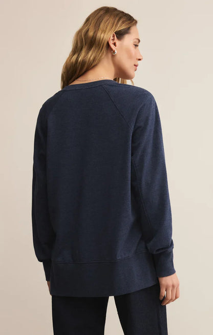 Modern V-Neck Weekender - Sapphire