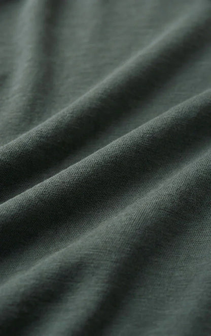 Junie Slub Tee Shirt- Emerald Cove