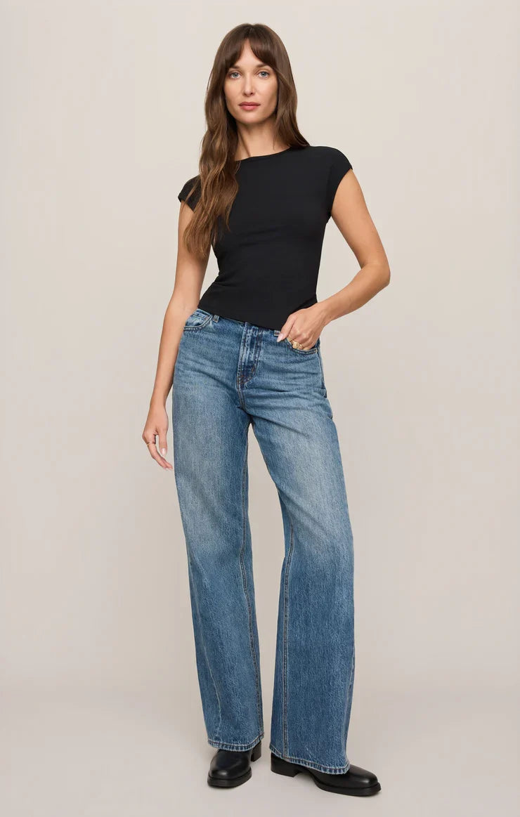 Soft Trace Second Skin Top- Black
