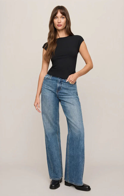 Soft Trace Second Skin Top- Black
