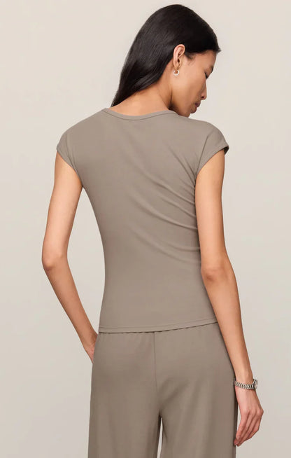 Soft Trace Second Skin Top- Mushroom