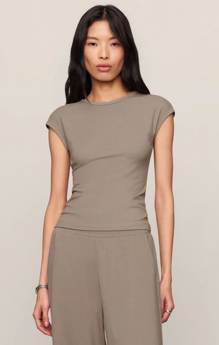 Soft Trace Second Skin Top- Mushroom