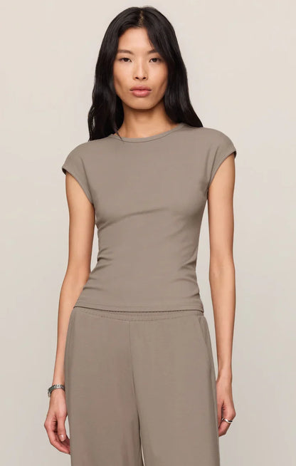 Soft Trace Second Skin Top- Mushroom