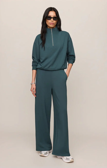 Gate Check Modal Sweatshirt Emerald Cove