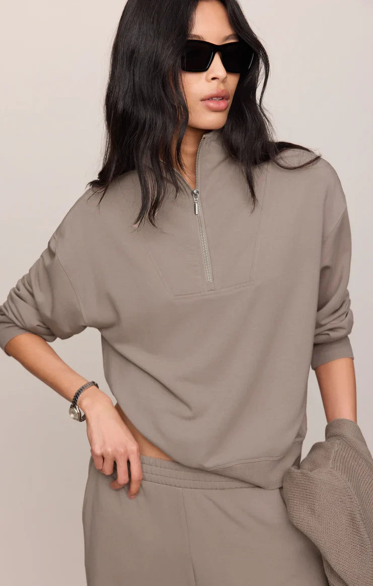 Gate Check Modal Sweatshirt- Wild Mushroom