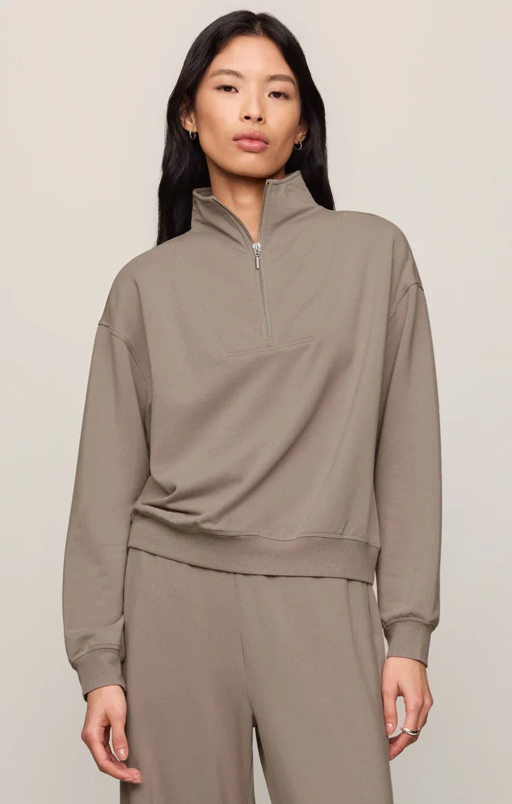 Gate Check Modal Sweatshirt- Wild Mushroom