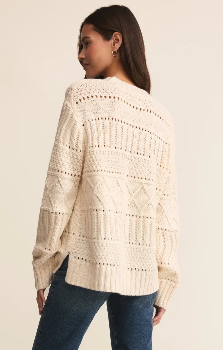 Cento Cable Sweater - Warm White