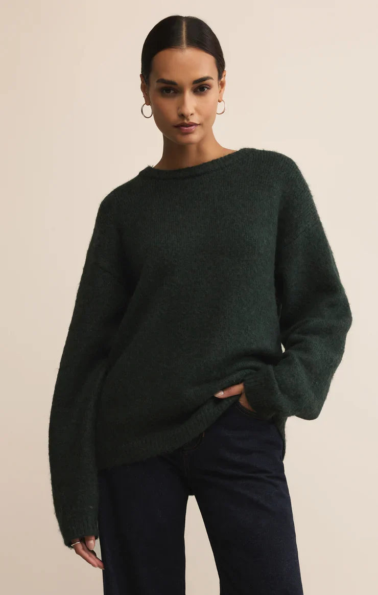 Snowed In Sweater Garland Green