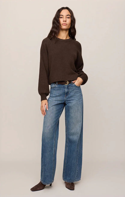 Coming Up Sweater- Dark Chocolate