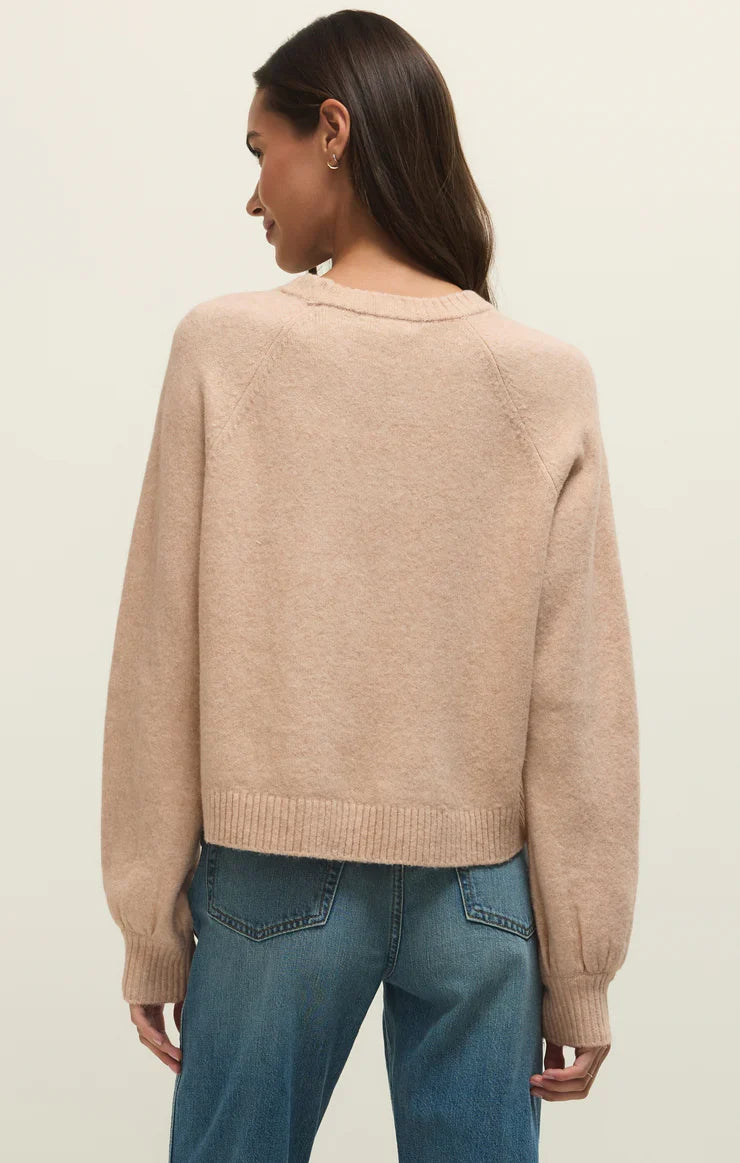 Coming Up Cozy Sweater - Light Camel