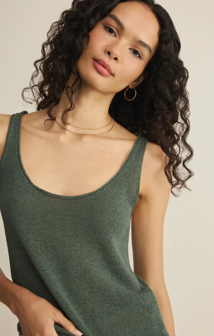 Everglade Perch Linen Tank