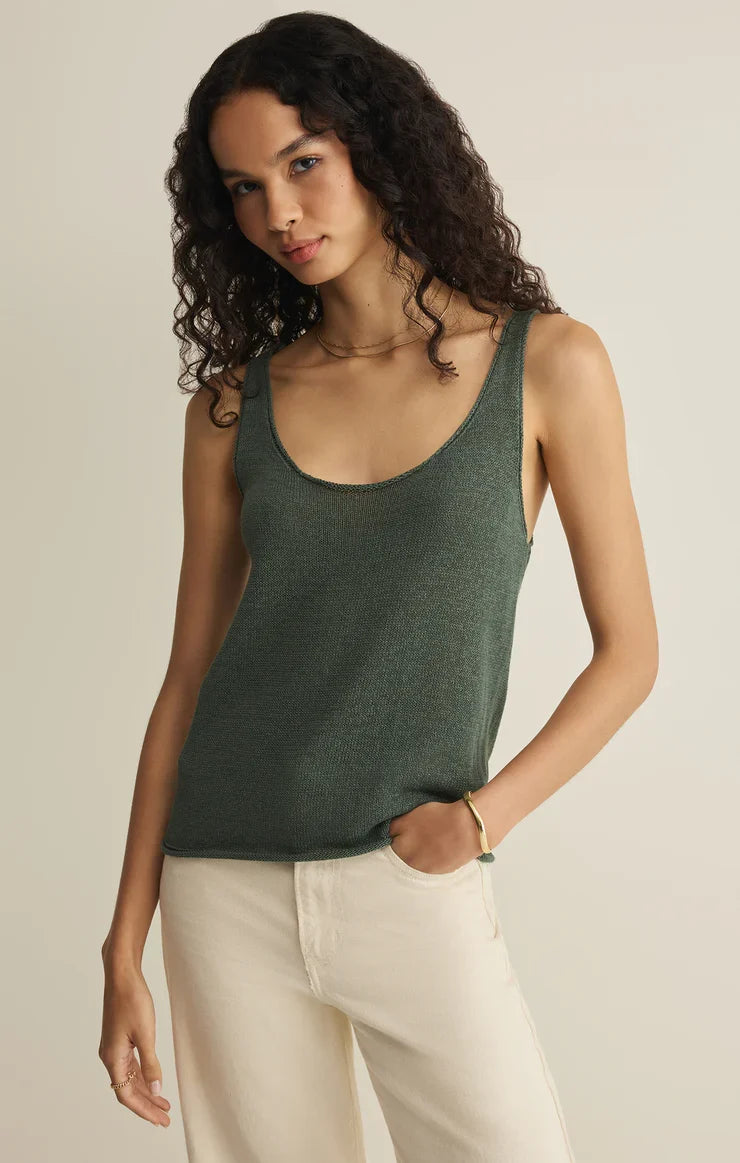 Everglade Perch Linen Tank