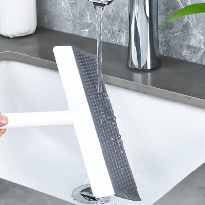 Zidello 2 in 1 Scrapper and Glass Wiper – Streak-Free Window & Mirror Cleaning Tool