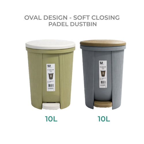 Zidello Soft Closing Pedal Bin – Oval Design