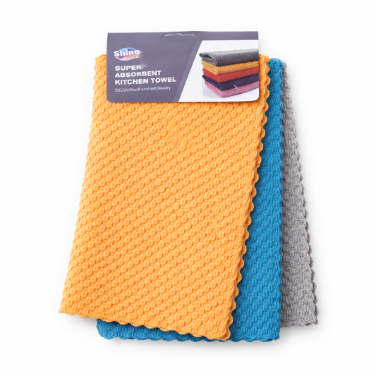 Zidello Super Absorbent Kitchen Towels - Pack of 3