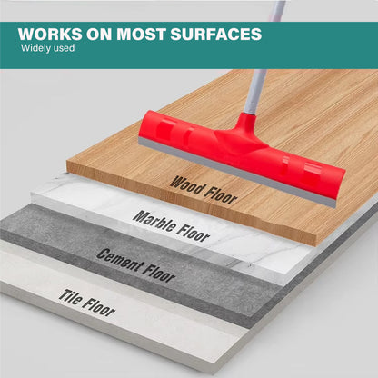 Zidello Floor Cleaning Squeegee | Rubber Wiper for Floor And Window