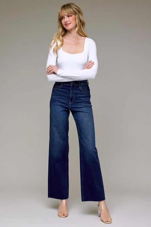 Dad Jean 31" - Dark Wash Clean Stretch