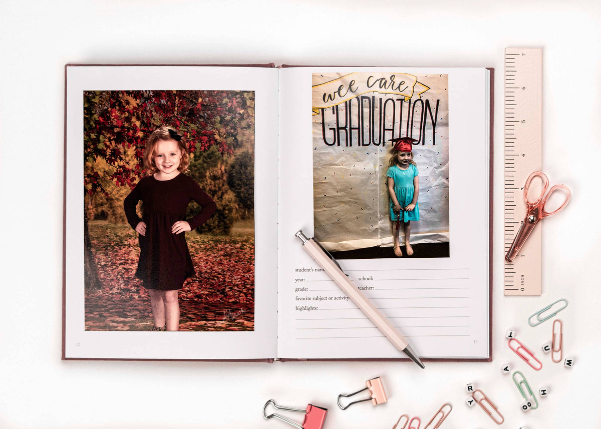 Duncan & Stone: School Memory Book - Pink