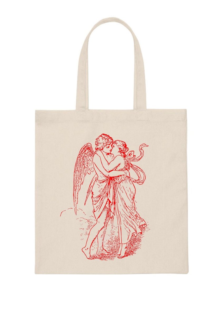 Angel Kiss Canvas Tote Bag