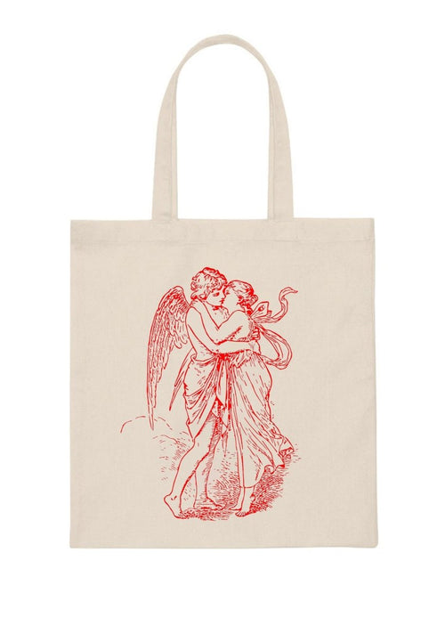 Angel Kiss Canvas Tote Bag