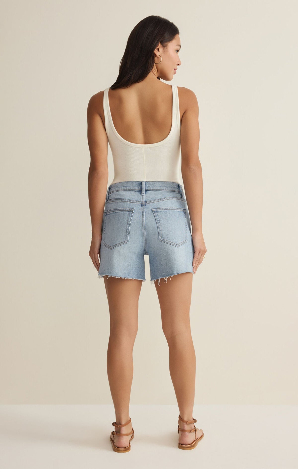 Jonah Mid Rise Relaxed Short- Avalon