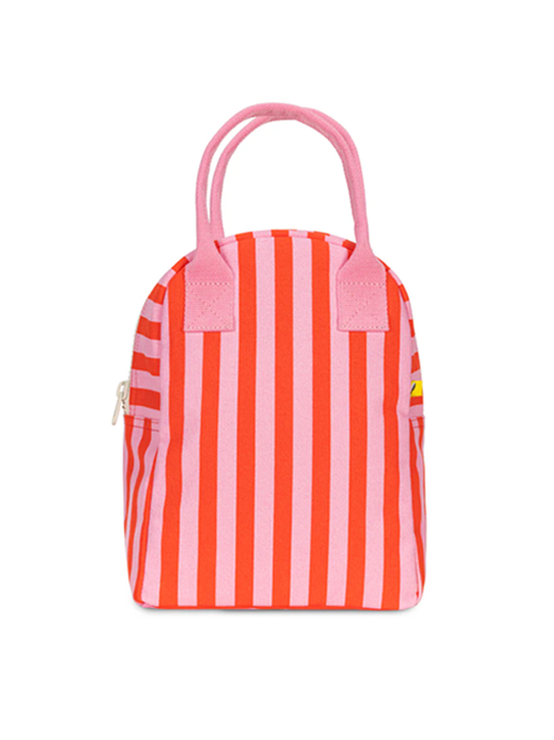 Zipper Lunch: Awning Stripe Pink