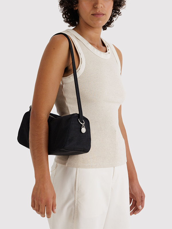 Nylon Loaf Bag: Black
