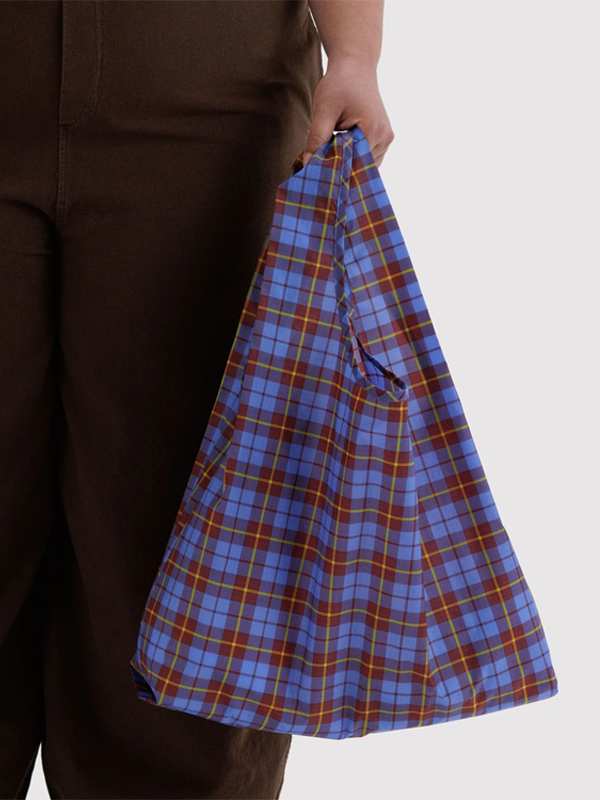 Standard Baggu: Blue Tartan