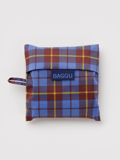 Standard Baggu: Blue Tartan
