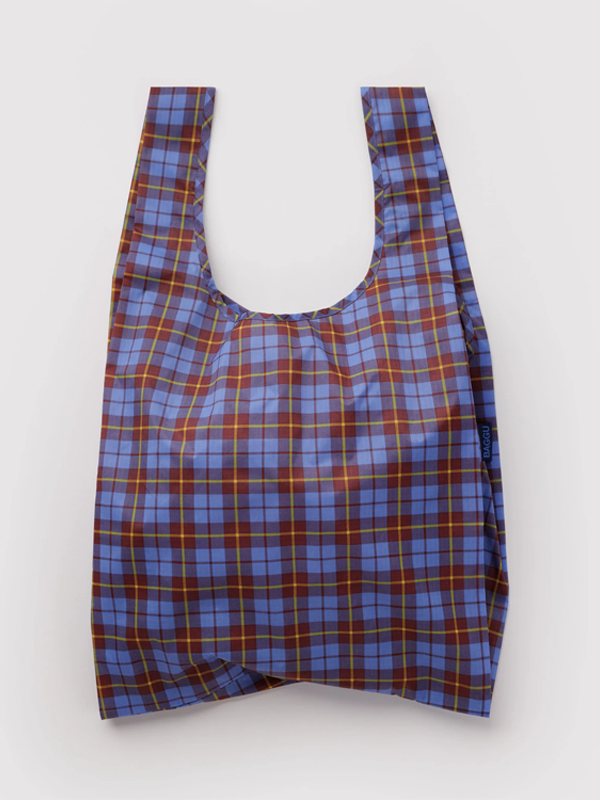 Standard Baggu: Blue Tartan
