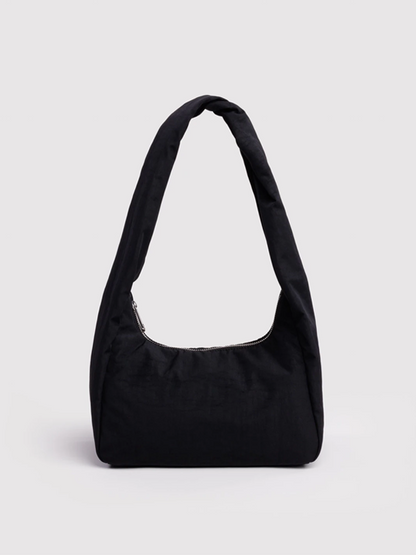 Small Nylon Meringue Bag: Black