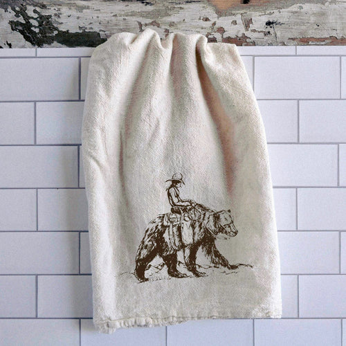 "Bear Back" Tea Towel