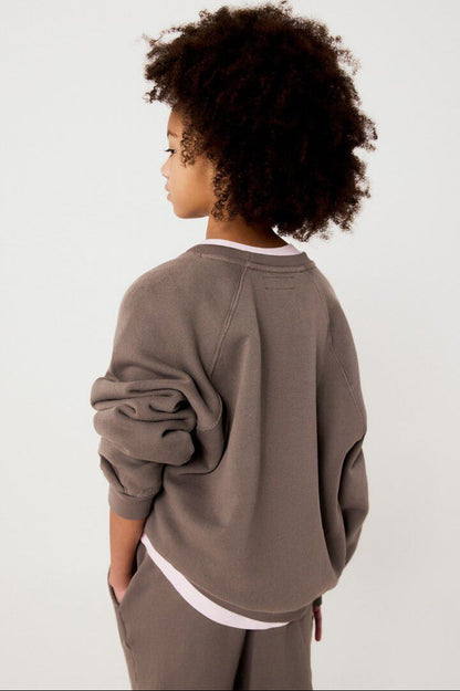AMERICAN VINTAGE KIDS IZUBIRD SWEATSHIRT - VINTAGE ASH