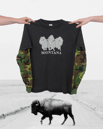 "Bison Power" 90's Long Sleeve