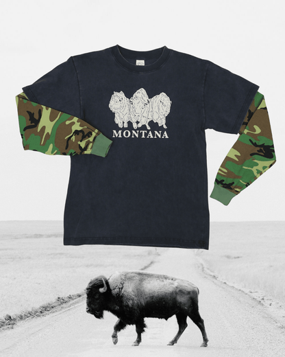 "Bison Power" 90's Long Sleeve