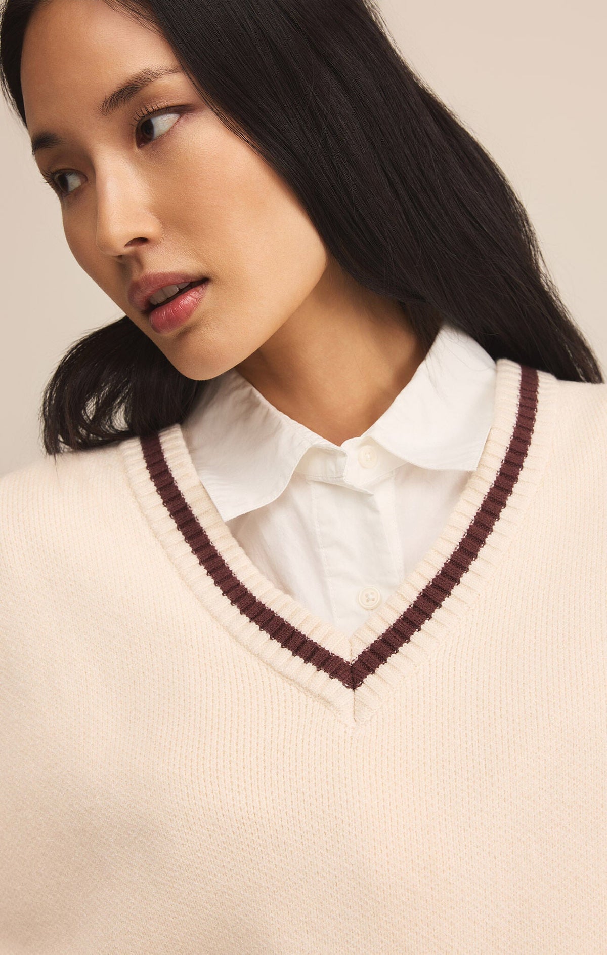 Fletcher Sweater Vest - Crystal