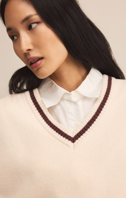 Fletcher Sweater Vest - Crystal