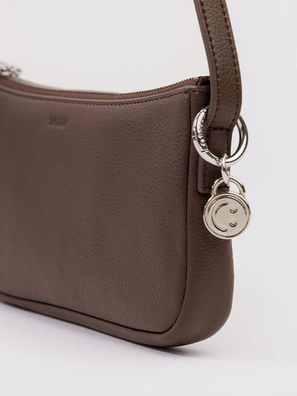 Recycled Leather Pochette: Brown (FINAL SALE)