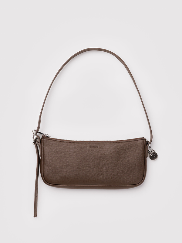 Recycled Leather Pochette: Brown (FINAL SALE)