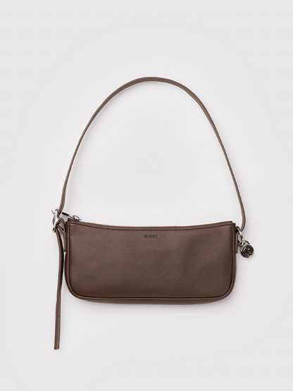 Recycled Leather Pochette: Brown (FINAL SALE)
