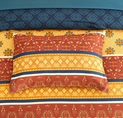 Boho King Comforter Set – 7 Piece Luxury Microfiber Bedding Ensemble