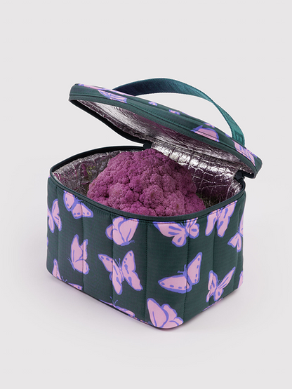 Puffy Lunch Bag: Butterflies