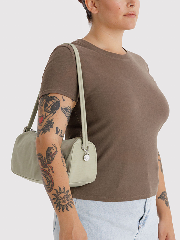 Nylon Loaf Bag: Celadon