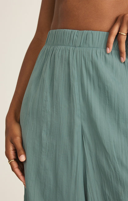 Sunset Satin Pant Sea Pine