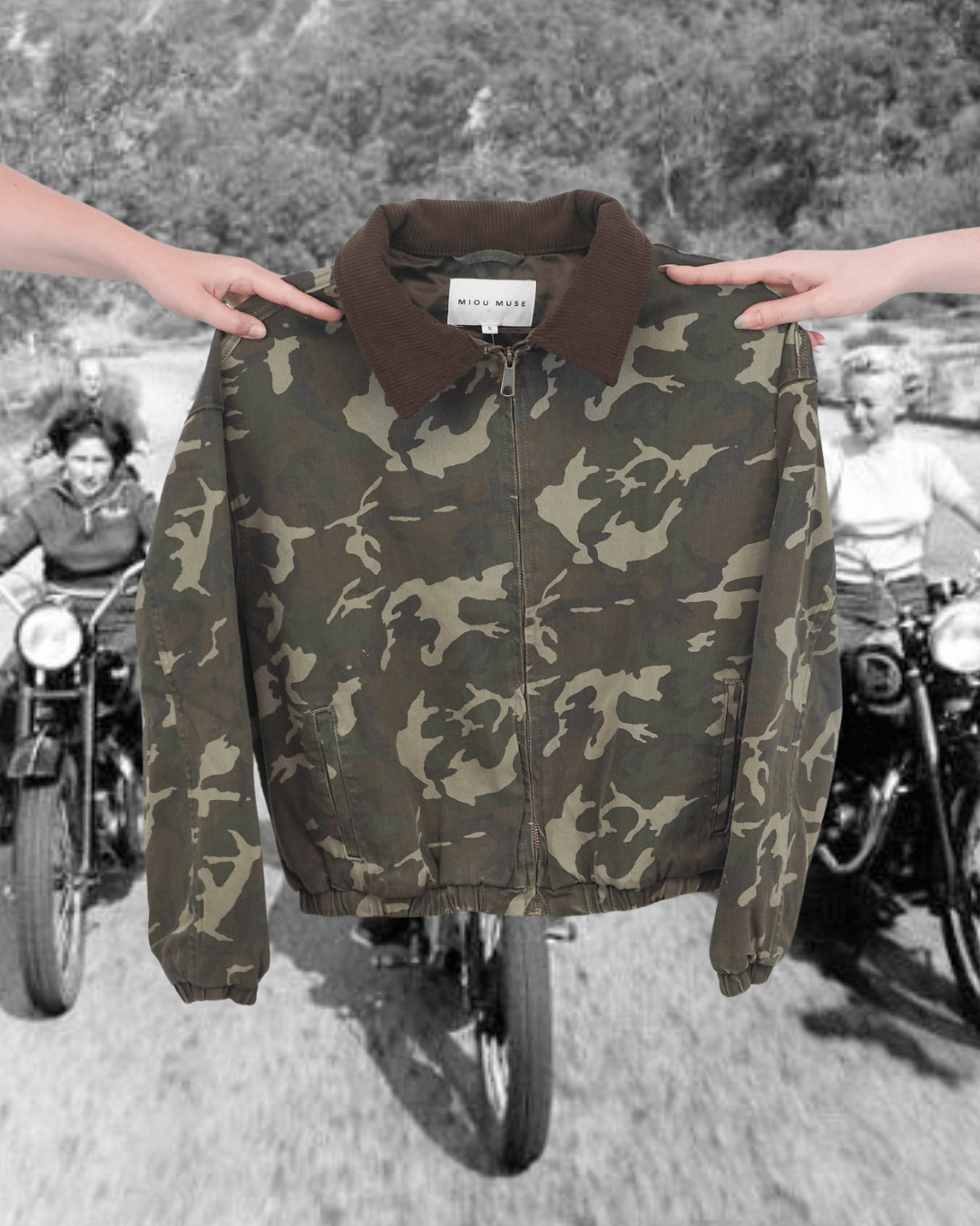 Camo Bomber Jacket