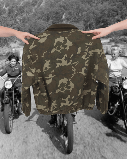 Camo Bomber Jacket