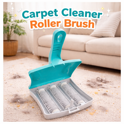 Zidello Carpet Cleaning Roller Brush with three rollers